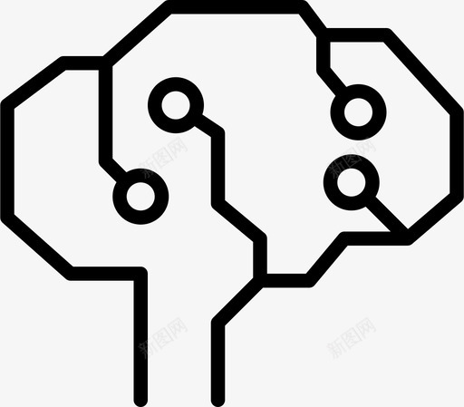 智能人工大脑svg_新图网 https://ixintu.com 智能 人工 大脑 计算机 网络系统 幻想