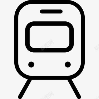 地铁地下交通工具图标