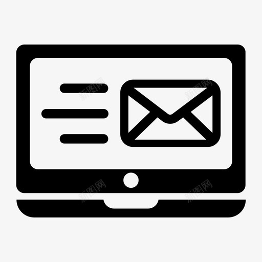 笔记本电脑发送电子邮件信息发送svg_新图网 https://ixintu.com 发送 笔记本 电脑 电子邮件 信息