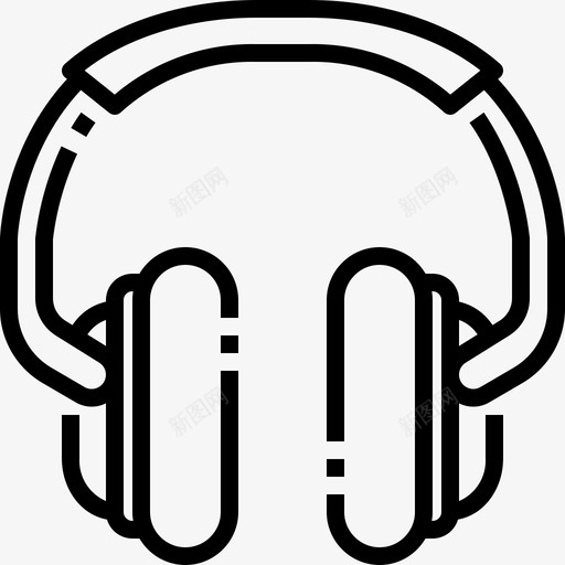 耳机音频耳塞svg_新图网 https://ixintu.com 耳机 音频 耳塞 电子产品 摇滚乐