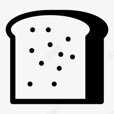 面包面包房食品图标