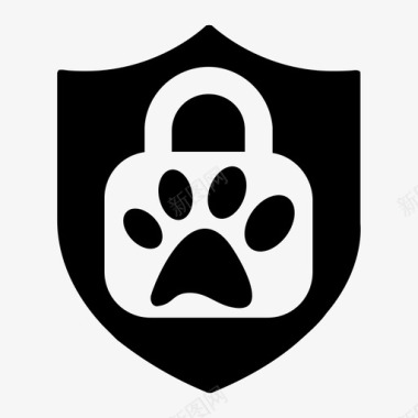 动物保险宠物保护图标