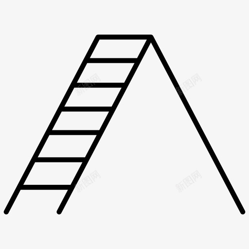 梯子爬上去家俱svg_新图网 https://ixintu.com 家俱 梯子 爬上 上去 木头