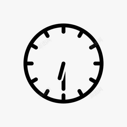 时间时钟半分钟svg_新图网 https://ixintu.com 时间 时钟 分钟 半分钟 手表