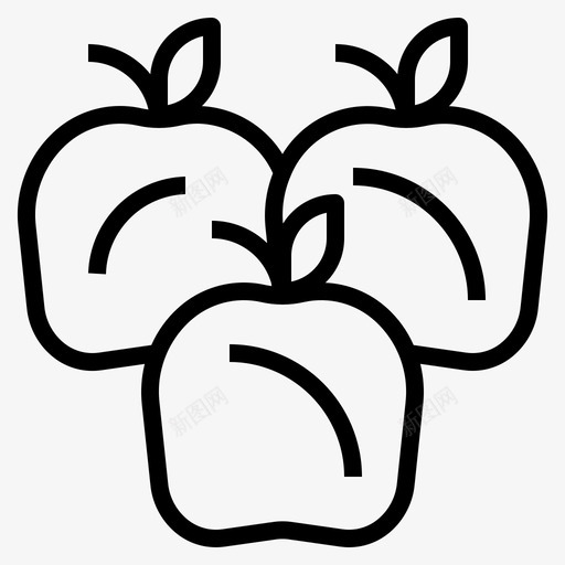 苹果买水果svg_新图网 https://ixintu.com 快乐 购物 苹果 水果