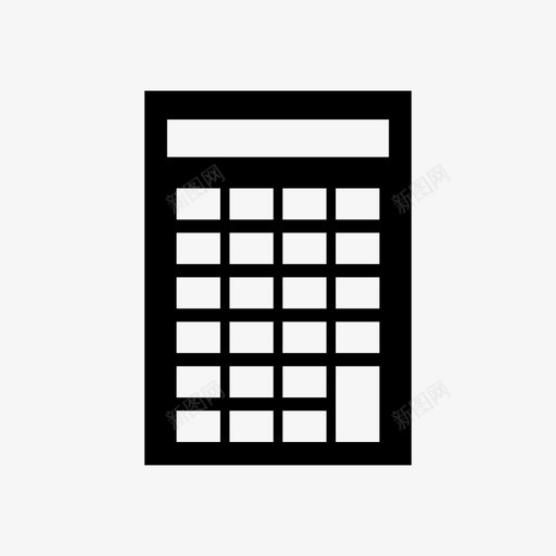 计算器商务计算机svg_新图网 https://ixintu.com 计算器 商务 计算机 金融 办公室 技术