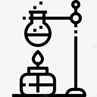 本生灯化学烧瓶图标