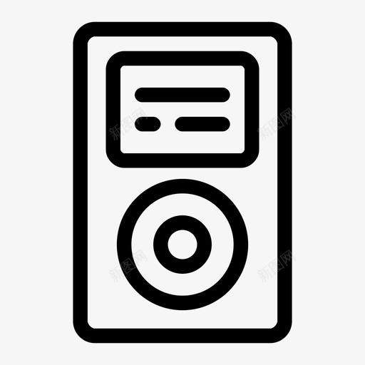 ipod设备电子svg_新图网 https://ixintu.com 设备 电子音乐 苹果