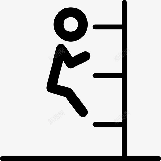 攀岩壁架运动svg_新图网 https://ixintu.com 攀岩 岩壁 运动 楼梯 墙壁 锻炼 社交