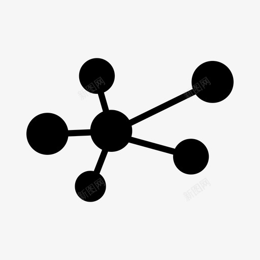 网络连接多媒体svg_新图网 https://ixintu.com 多媒体 连接 网络 社交 图标