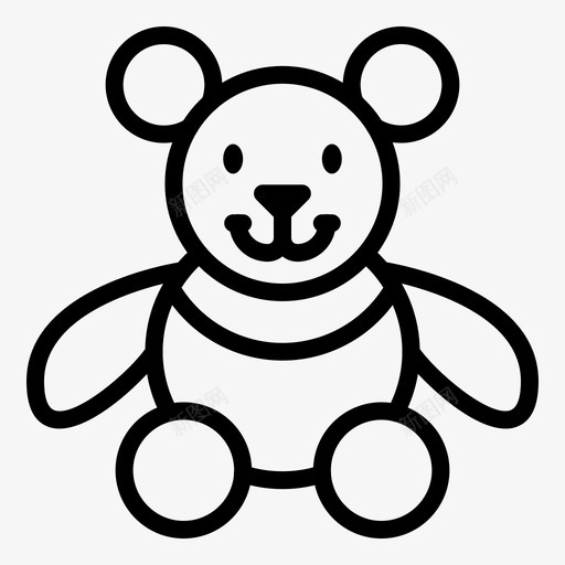 熊娃娃毛绒玩具泰迪svg_新图网 https://ixintu.com 熊娃娃 娃娃 毛绒玩具 泰迪 玩具 宝贝