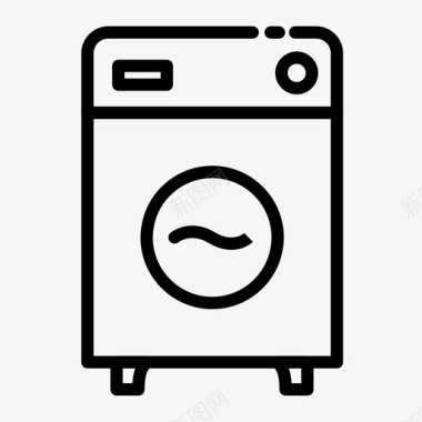 服装洗衣机图标