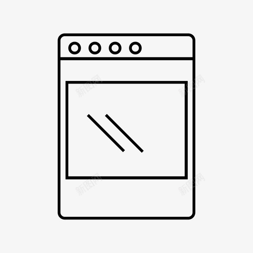 烤箱电器设备svg_新图网 https://ixintu.com 烤箱 电器设备 房屋 厨房 技术