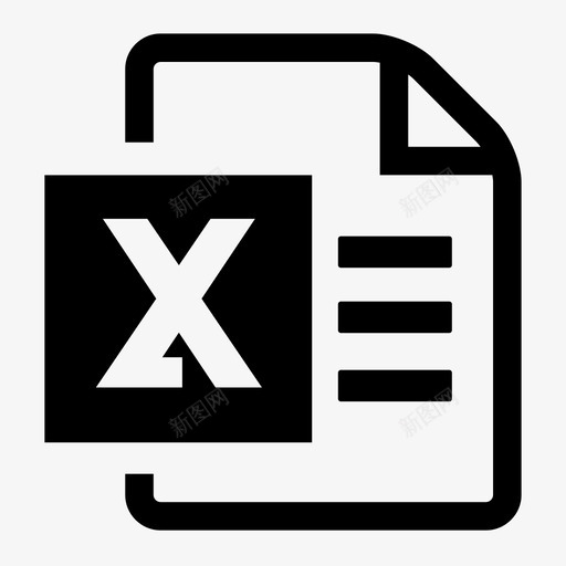 excelsvg_新图网 https://ixintu.com 填充 表格 商务 多色 扁平 简约 圆润 可爱