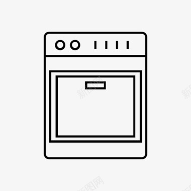 烤箱电器设备图标