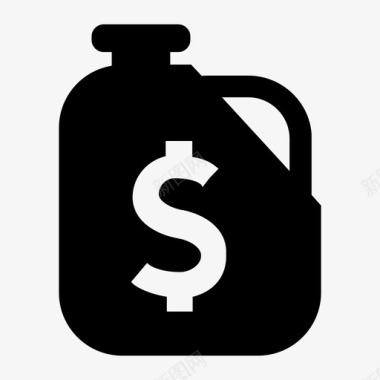 油价燃料罐汽油图标