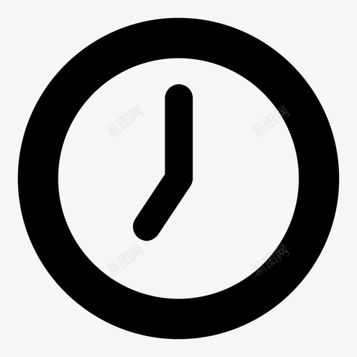时钟应用程序时间svg_新图网 https://ixintu.com 时钟 应用程序 时间 用户界面 足够 简单