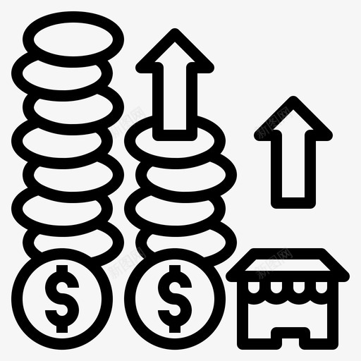 利润增长营销svg_新图网 https://ixintu.com 利润 增长 营销 货币 贸易 贸易商 商业