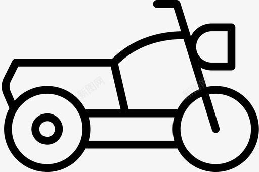 摩托车自行车咖啡馆图标