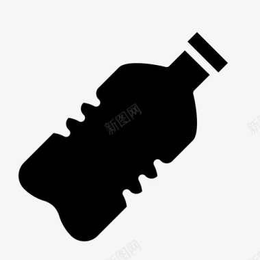 瓶装水塑料瓶水瓶图标