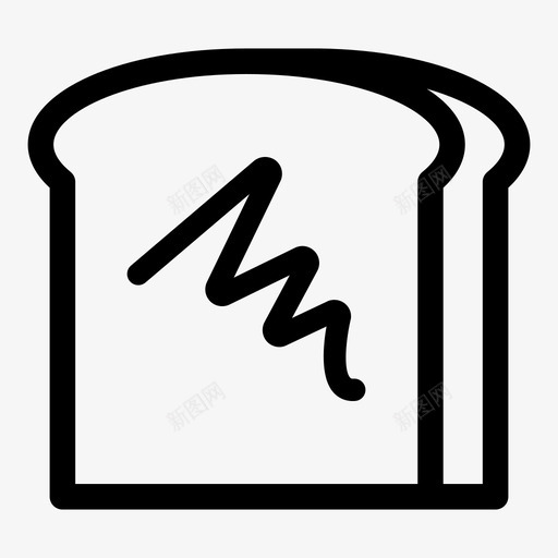 面包面包房食品svg_新图网 https://ixintu.com 面包 食品 面包房 吐司 小吃