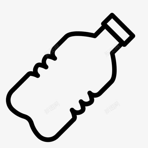 瓶装水塑料瓶水瓶svg_新图网 https://ixintu.com 水瓶 瓶装 装水 塑料瓶 垃圾