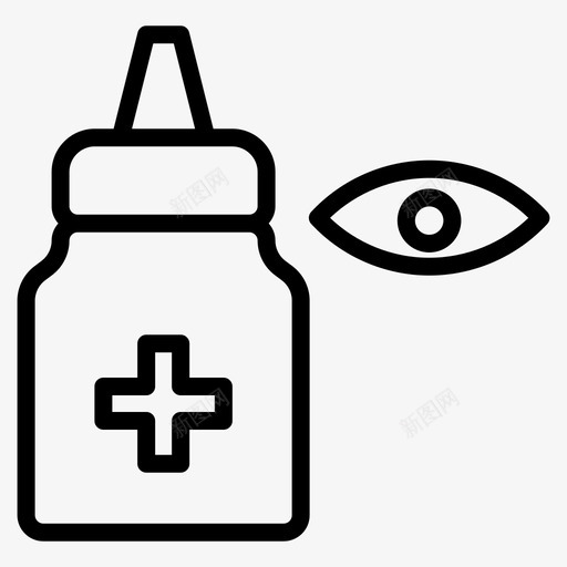 医学眼药物健康svg_新图网 https://ixintu.com 医学 眼药 药物 健康 药房