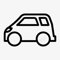 icon车租车停靠点微型车出租车经济型车高清图片