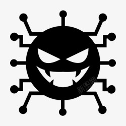 错误ICON电脑病毒错误黑客高清图片
