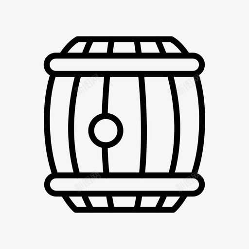 桶啤酒朗姆酒svg_新图网 https://ixintu.com 啤酒 朗姆 海盗