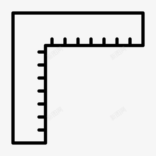 标尺学习测量svg_新图网 https://ixintu.com 标尺 学习 测量 直线 学生 用户界面 样式 图标