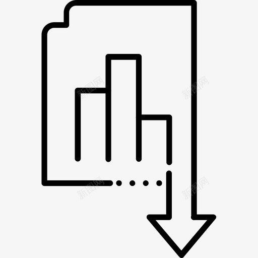 收入减少分析下降svg_新图网 https://ixintu.com 收入 减少 分析 下降 财务会计 业务