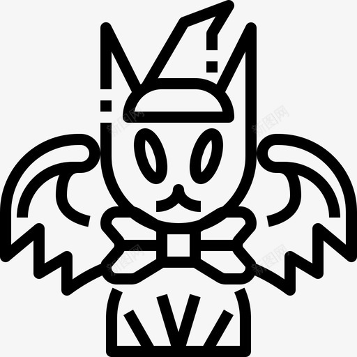 猫妖恶魔恐惧svg_新图网 https://ixintu.com 猫妖 恶魔 恐惧 恐怖 幽灵 万圣节