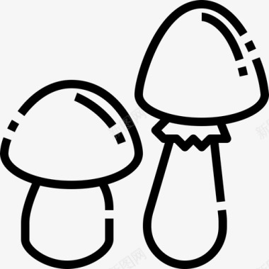 蘑菇饮食美食图标