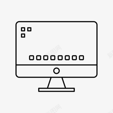 计算机屏幕显示器计算机设备图标