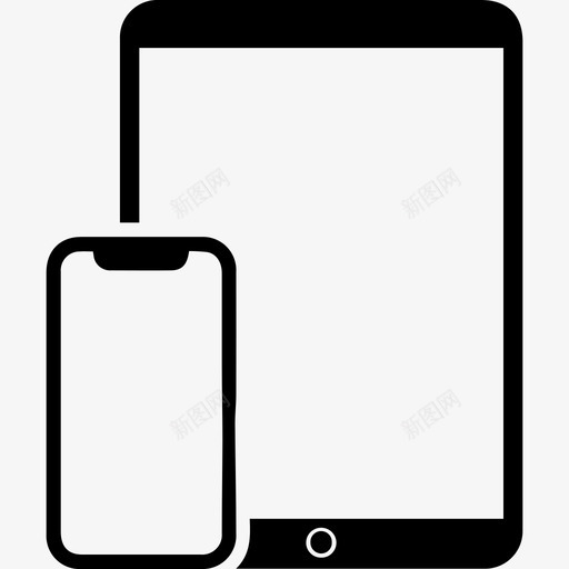 移动和平板电脑android平板电脑ipadsvg_新图网 https://ixintu.com 平板电脑 移动 设备