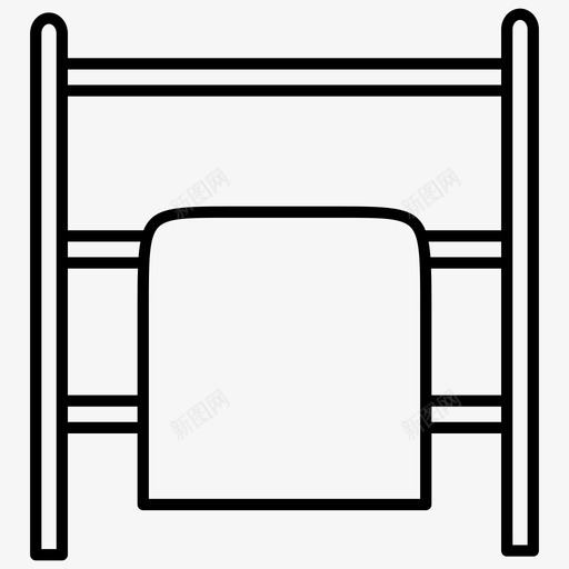 毛巾架浴巾浴缸svg_新图网 https://ixintu.com 毛巾架 浴巾 浴缸 浴室 配件 家具 手巾