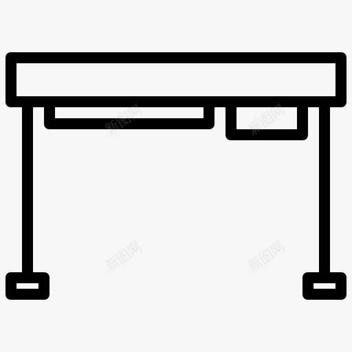 书桌装饰书房svg_新图网 https://ixintu.com 书桌 装饰 书房 桌子 家具
