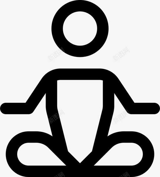 瑜伽呼吸印度教svg_新图网 https://ixintu.com 瑜伽 呼吸 印度教 男人 冥想 精神 身体 护理