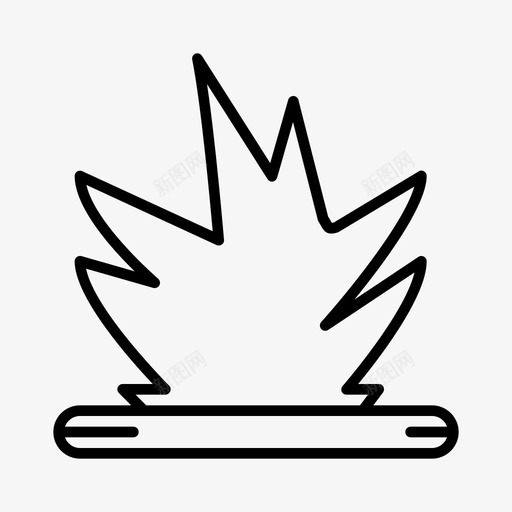 火包火篝火svg_新图网 https://ixintu.com 火包 篝火 营火 温暖 假日 户外