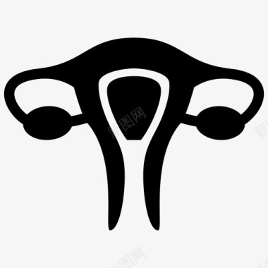 子宫妇科卵巢图标
