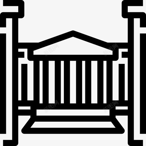 博物馆建筑古典svg_新图网 https://ixintu.com 博物馆 建筑 古典 文化 寺庙