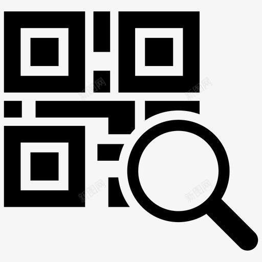二维码产品扫描svg_新图网 https://ixintu.com 二维 产品 扫描 扫描仪 购物 套件