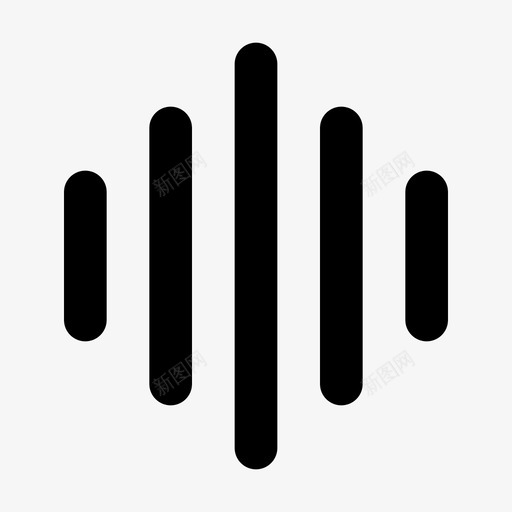 声波音频电影svg_新图网 https://ixintu.com 声波 音频 电影音乐 视频 音乐 播放器 接口