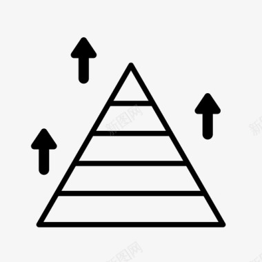 马斯洛层次需求层次金字塔图标