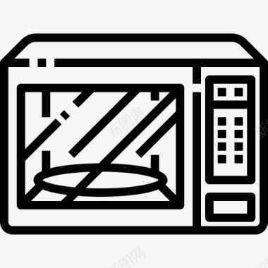 微波炉电子暖气图标