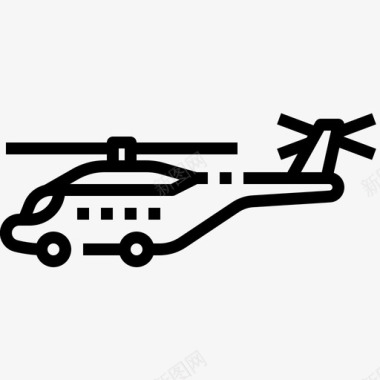 直升机飞机紧急情况图标