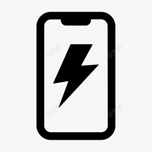 电话能量电池充电器svg_新图网 https://ixintu.com 电话 能量 电池 充电器 电源