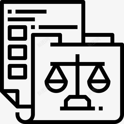 案件文件文件夹svg_新图网 https://ixintu.com 正义 法律 案件 文件 文件夹