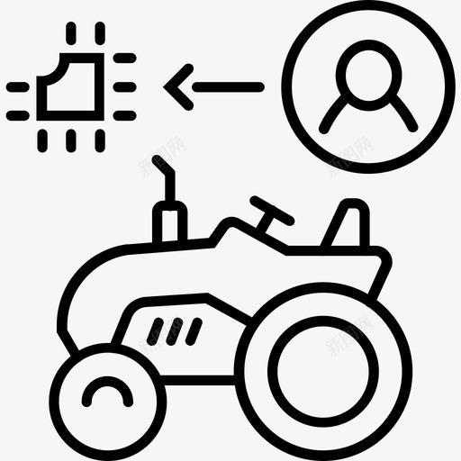 智能拖拉机机器人科技svg_新图网 https://ixintu.com 智能 拖拉机 机器人 科技 交通 联网